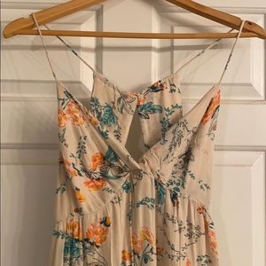 Billabong high low maxi dress back less